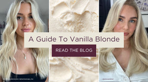 Creamy vanilla blonde hair colour