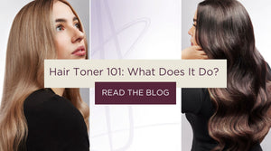 Two models with shiny, healthy hair