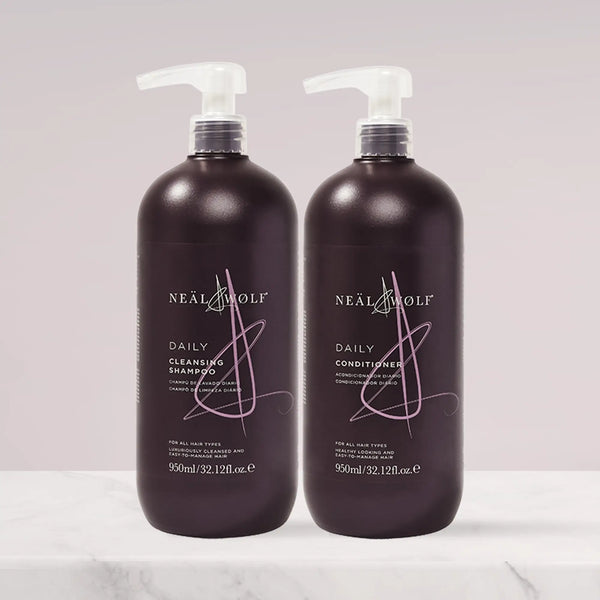 Clean & Care Daily Shampoo & Conditioner 950ml Duo