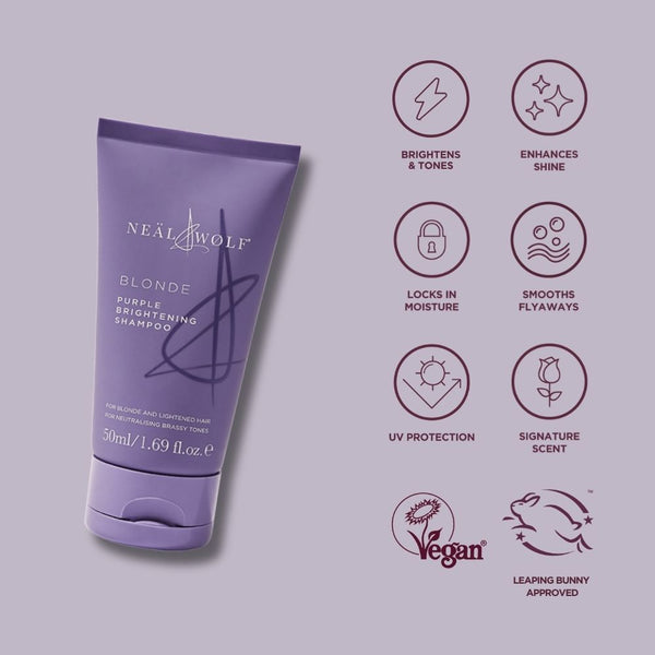 BLONDE Purple Brightening Shampoo 50ml Mini