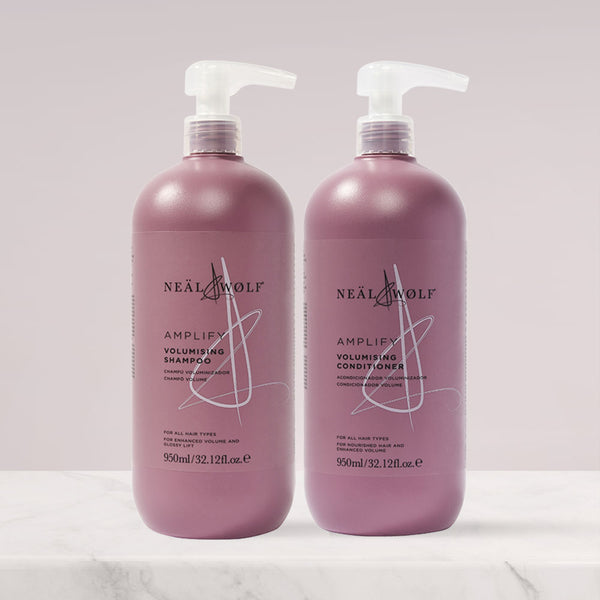 Amplify Body & Soul Volumising Shampoo & Conditioner 950ml Duo