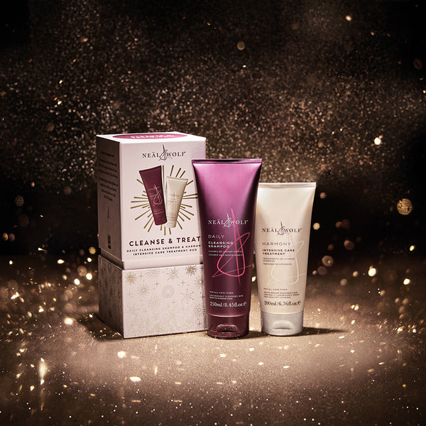CLEANSE & TREAT Collection Daily Shampoo & Harmony Treatment Gift Set