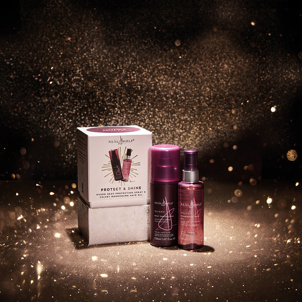 PROTECT & SHINE Collection Heat Protection Spray & Nourishing Hair Oil Gift Set