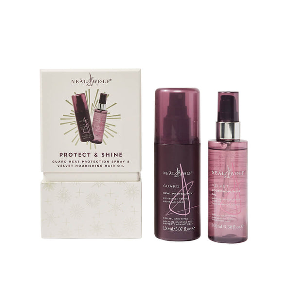 PROTECT & SHINE Collection Heat Protection Spray & Nourishing Hair Oil Gift Set