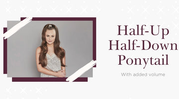 Get The Look: Voluminous Half Up/Half Down Ponytail