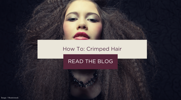 How to style crimped hair