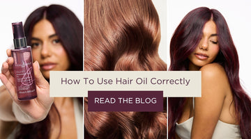 Neal & Wolf Velvet Hair Oil and models with glossy hair