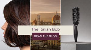 The italian bob hair cut and Neal & Wolf HERO Ceramic Round Brush