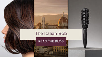 The italian bob hair cut and Neal & Wolf HERO Ceramic Round Brush