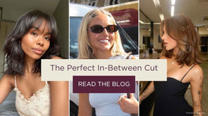Short blonde, light and dark brunette hair cuts