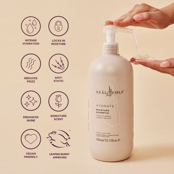 HYDRATE Nourish & Restore Hydrate Shampoo & Conditioner 950ml Duo