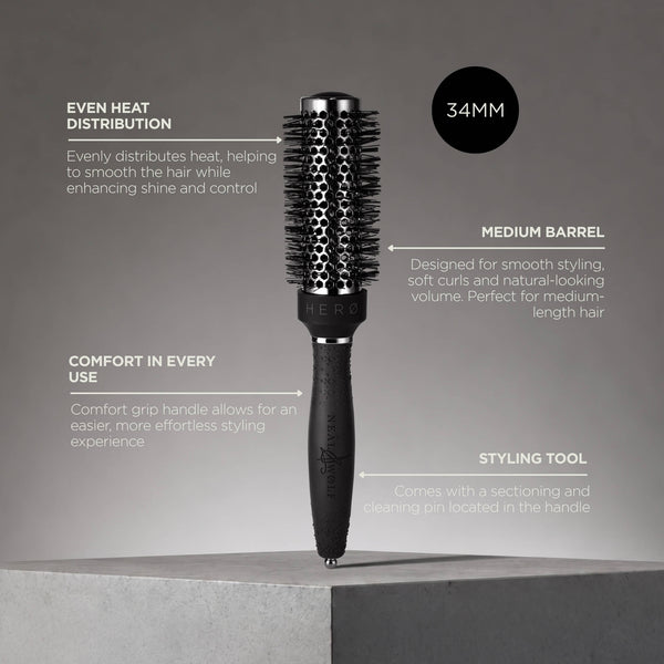 HERØ Precision & Volume Brush Duo