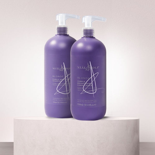Blonde Brighten & Tone Purple Shampoo & Conditioner 950ml Duo