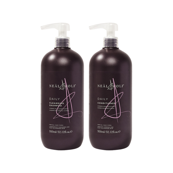 Clean & Care Daily Shampoo & Conditioner 950ml Duo