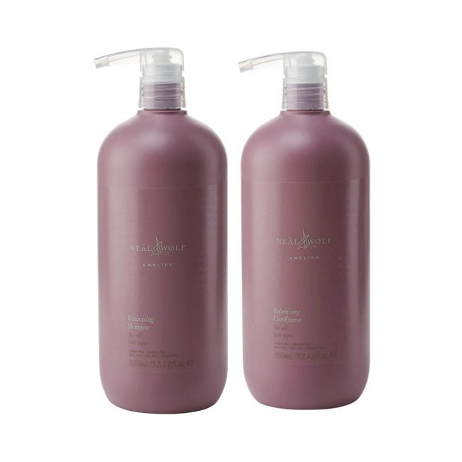 Amplify Body & Soul Volumising Shampoo & Conditioner 950ml Duo