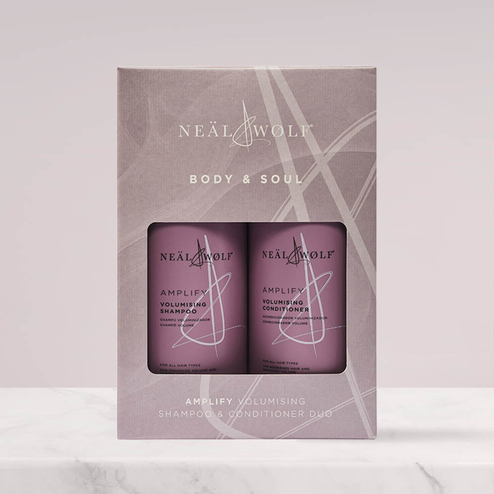 Amplify Body & Soul Volumising Shampoo & Conditioner 950ml Duo