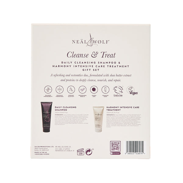 CLEANSE & TREAT Collection Daily Shampoo & Harmony Treatment Gift Set