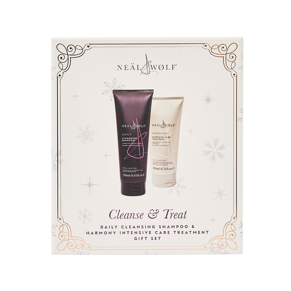 CLEANSE & TREAT Collection Daily Shampoo & Harmony Treatment Gift Set