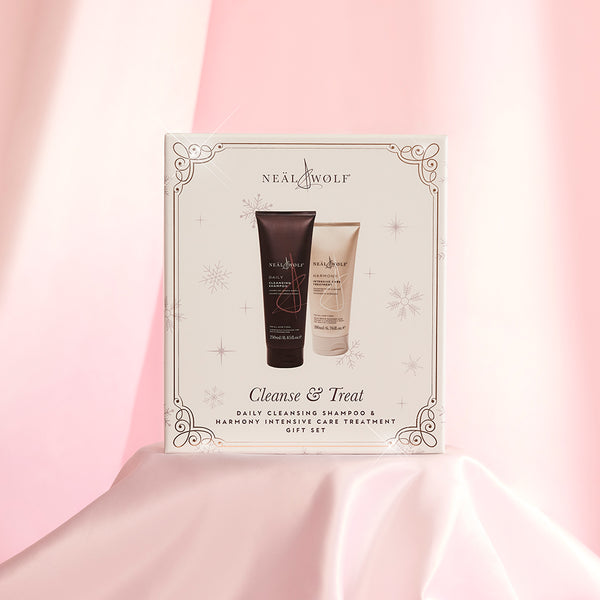 CLEANSE & TREAT Collection Daily Shampoo & Harmony Treatment Gift Set
