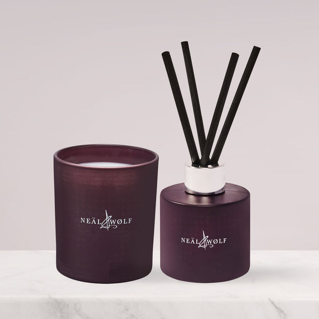 INDULGENCE Scented Candle & CALM Reed Diffuser Duo