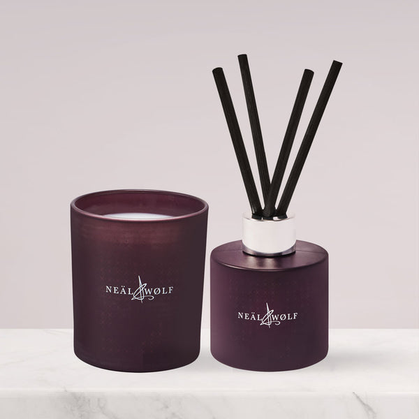 INDULGENCE Scented Candle & CALM Reed Diffuser Duo