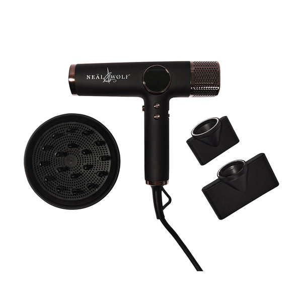 Neal & Wolf HERØ Ionic Technology Hair Dryer With Attachments