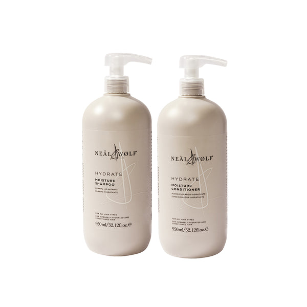 HYDRATE Nourish & Restore Hydrate Shampoo & Conditioner 950ml Duo