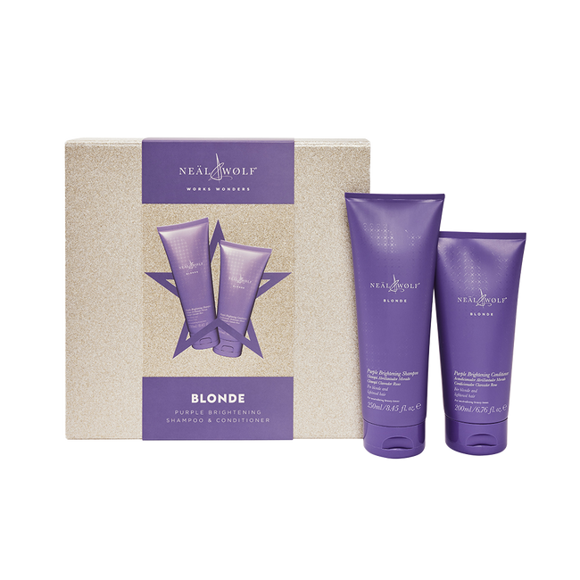 BLONDE Collection Purple Shampoo & Conditioner Gift Set