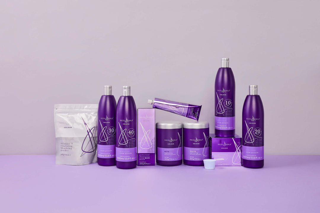Professional Hair Colour, Toners, Permanent Dyes, Bleaches & Peroxides