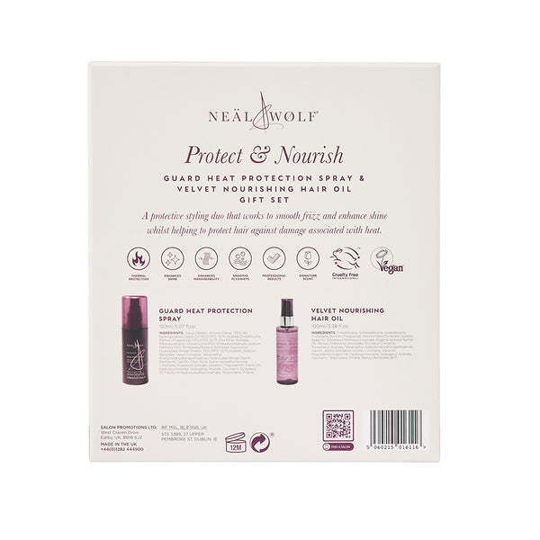 PROTECT & NOURISH Collection Heat Protection Spray & Nourishing Hair Oil Gift Set