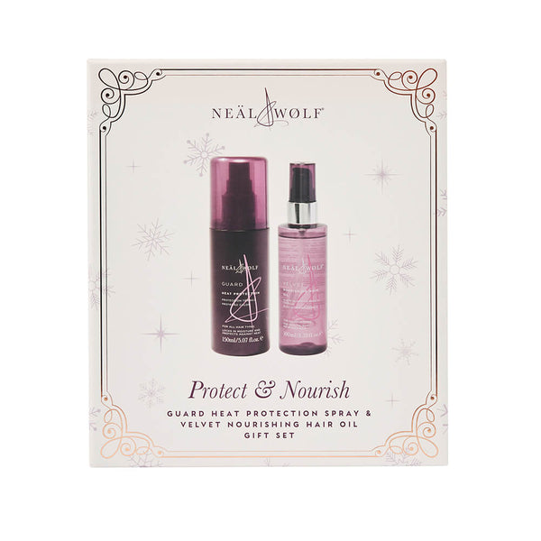 PROTECT & NOURISH Collection Heat Protection Spray & Nourishing Hair Oil Gift Set