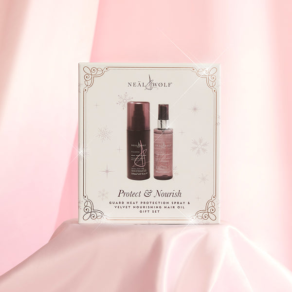 PROTECT & NOURISH Collection Heat Protection Spray & Nourishing Hair Oil Gift Set