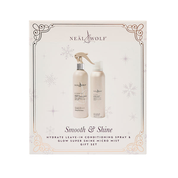 SMOOTH & SHINE Collection Leave-In Conditioning Spray & Super Shine Micro Mist Gift Set