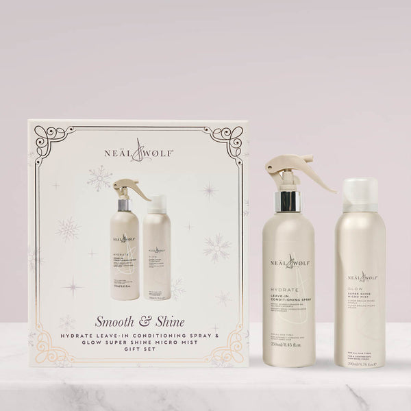 SMOOTH & SHINE Collection Leave-In Conditioning Spray & Super Shine Micro Mist Gift Set