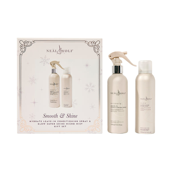 SMOOTH & SHINE Collection Leave-In Conditioning Spray & Super Shine Micro Mist Gift Set