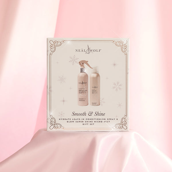SMOOTH & SHINE Collection Leave-In Conditioning Spray & Super Shine Micro Mist Gift Set