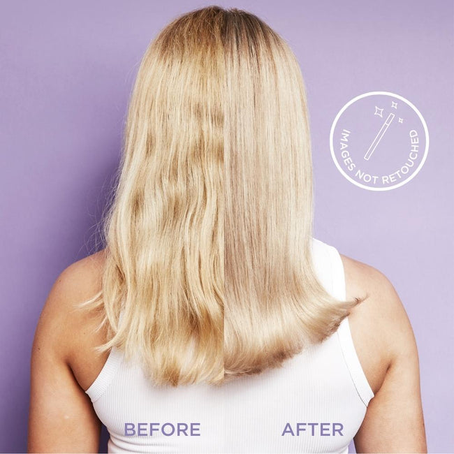 Neal & Wolf Blonde Purple Shampoo Before & After - Images not retouched
